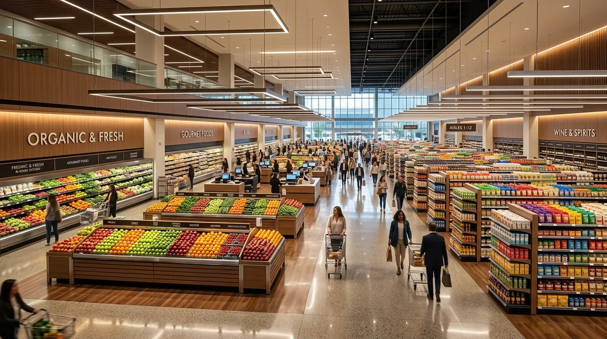 Hypermarket retail workforce UAE