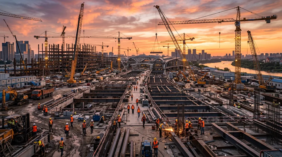 Civil construction workforce UAE